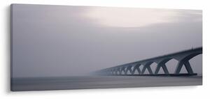 Tablou - Podul în ceață (120x50 cm)