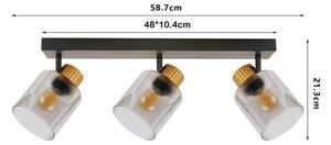 Brilagi - Spot HYGGE 2xE14/15W/230V negru/fumuriu