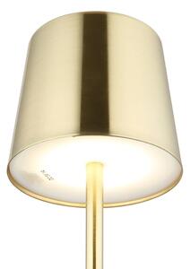 Globo 58482M-LED Lampă de birou VANCOUVER, reglabilă prin atingere și reîncărcabilă, 2W/3,7V 2200 mAh, auriu