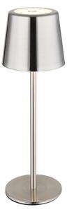 Globo 58482N-LED Lampă de birou VANCOUVER, cu control tactil, reglabilă, reîncărcabilă, 2W/3,7V 2200mAh, crom lucios