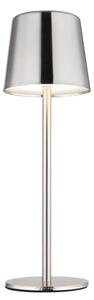 Globo 58482N-LED Lampă de birou VANCOUVER, cu control tactil, reglabilă, reîncărcabilă, 2W/3,7V 2200mAh, crom lucios