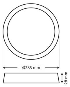 Plafonieră LED/24W/230V 4200K