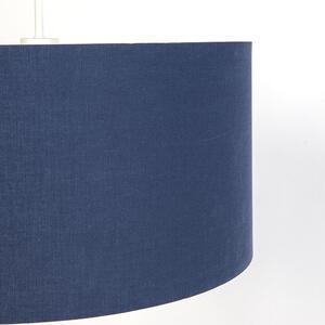 Lampă suspendată modernă albă cu nuanță albastră antică 50 cm - Combi 1