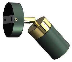Aplică spot de perete JOKER 1xGU10/25W/230V, verde/auriu