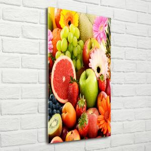 Imagine de sticlă Fructe și flori