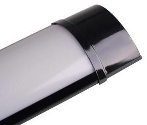Corp de iluminat LED tip fluorescent, 150 cm, 50 W, 230 V, 4000 K, negru