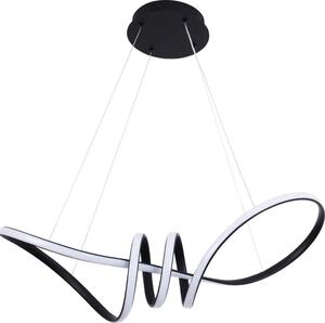 Lustră LED suspendată FLAVIA, 44 W, 230 V, neagră