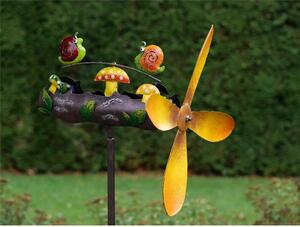 Figurina metal Whirlygig snails, 143x39x39 cm