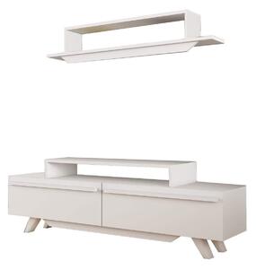Mobilier living 505CRL1903, alb, PAL melaminat, 2 piese