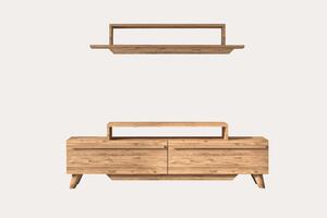 Mobilier living 505CRL1905, stejar, PAL melaminat, 2 piese