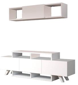 Mobilier living 505CRL1920, alb, PAL melaminat, 2 piese