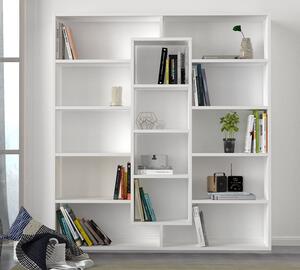 Biblioteca, Zen Space, UnicUtil, 125 x 22 x 135.7 cm, Alb, UUBIB36