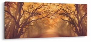 Tablou - Peisaj de toamnă cu drum (120x50 cm)