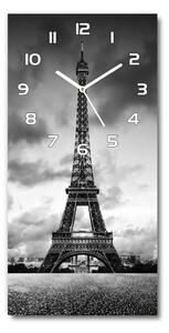 Ceas din sticlă dreptunghiular vertical Turnul Eiffel din Paris