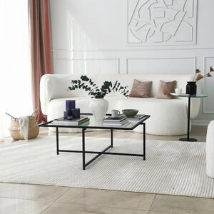 Măsuţă de cafea, Hanah Home, Culoare: Negru