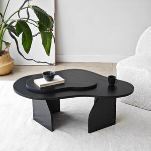 Măsuţă de cafea, Hanah Home, Culoare: Negru