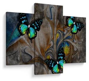 Tablou - Fluturi strălucitori în imagine (90x60 cm)