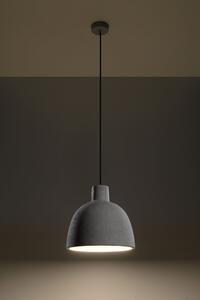 Sollux Lighting Damaso lampă suspendată 1x60 W gri/frasin SL.0281