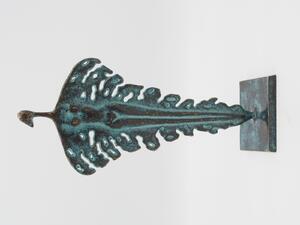 Scuptura frunza, Bronz, 35 x 11 x 16 cm