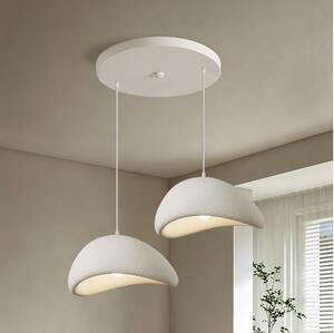 BRILAGI - Lustru suspendat pe cablu WABI SABI 2xE27/60W/230V alb