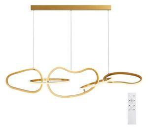 BRILAGI - lustra LED reglabilă suspendată pe cablu SIGNATURE LED/80W/230V 120x25 cm aurie + telecomandă
