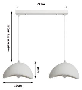 BRILAGI - Lustră pe cablu WABI SABI 2xE27/60W/230V albă