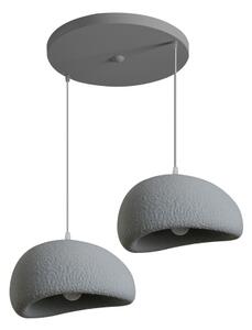BRILAGI - Lustru suspendat pe cablu WABI SABI 2xE27/60W/230V gri