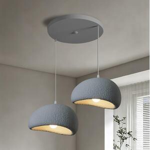 BRILAGI - Lustru suspendat pe cablu WABI SABI 2xE27/60W/230V gri