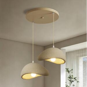 BRILAGI - Lustru cu cablu WABI SABI 2xE27/60W/230V bej