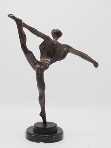 Statuie dansator modern, Bronz, 42 x 15 x 34 cm