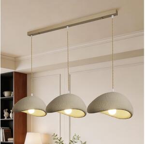 BRILAGI - Lustră suspendată cu cablu WABI SABI 3xE27/60W/230V bej