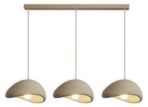 BRILAGI - Lustră suspendată cu cablu WABI SABI 3xE27/60W/230V bej