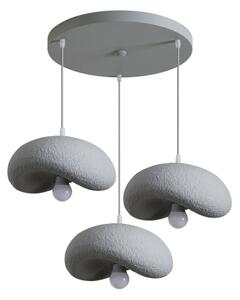 BRILAGI - Candelabru suspendat pe cablu WABI SABI 3xE27/60W/230V gri
