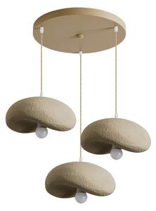 BRILAGI - Candelabru suspendat pe cablu WABI SABI 3xE27/60W/230V bej