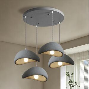BRILAGI - Lustru suspendat pe cablu WABI SABI 4xE27/60W/230V gri