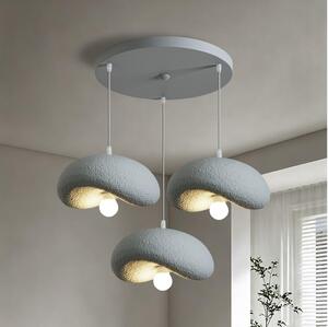 BRILAGI - Candelabru suspendat pe cablu WABI SABI 3xE27/60W/230V gri
