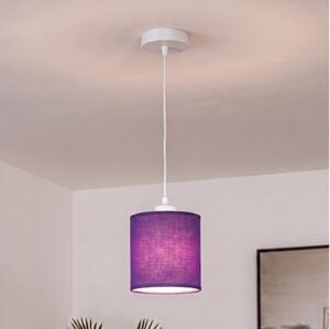 BRILAGI - Lustră LED cu cablu NUBILA 1xE27/60W/230V diam. 14 cm alb/mov
