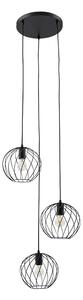 Lindby - Danika Round Lustră Pendul Ø50 Negru