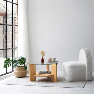 Măsuţă de cafea, Hanah Home, Culoare: Stejar