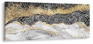 Tablou - Mandala în marmură (120x50 cm)