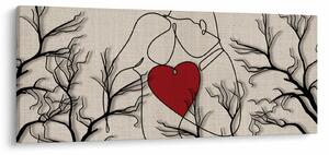 Tablou - Pereche îndrăgostită (120x50 cm)