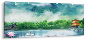 Tablou - Peisaj de vis (120x50 cm)