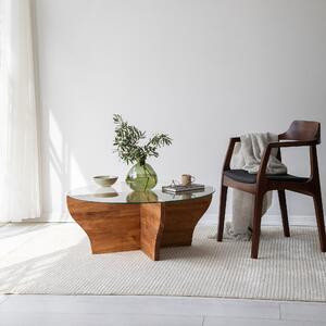 Măsuţă de cafea, Hanah Home, Culoare: Castan