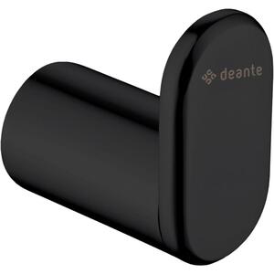 Cuier baie negru mat Deante Round Negru mat