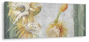 Tablou - Cactuși înfloriți (120x50 cm)