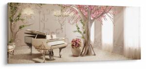Tablou - Interior de vis cu pian (120x50 cm)