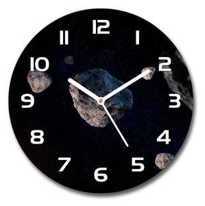 Ceas perete din sticlă rotund Meteora