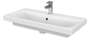 Lavoar baie pentru mobilier alb lucios 80 cm Cersanit Moduo 800x380 mm