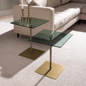 Set de măsuțe de cafea, Hanah Home, Culoare: Auriu Verde