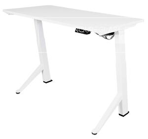 Birou reglabil electric TerrA2Y WHITE-cadru in Y, profil cadru alb